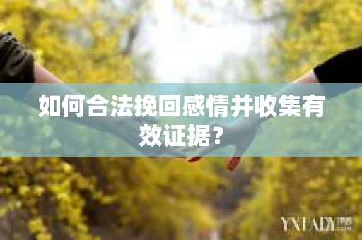 如何合法挽回感情并收集有效证据？