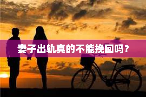 妻子出轨真的不能挽回吗？