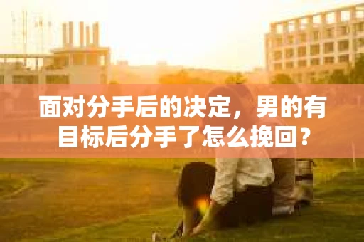 面对分手后的决定，男的有目标后分手了怎么挽回？