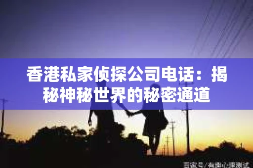 香港私家侦探公司电话：揭秘神秘世界的秘密通道