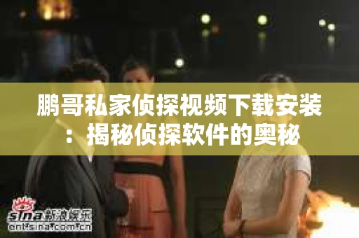 鹏哥私家侦探视频下载安装：揭秘侦探软件的奥秘