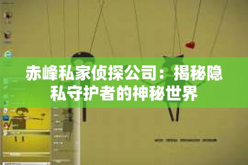 赤峰私家侦探公司：揭秘隐私守护者的神秘世界