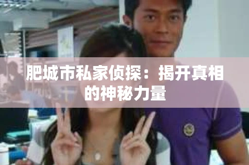 肥城市私家侦探：揭开真相的神秘力量