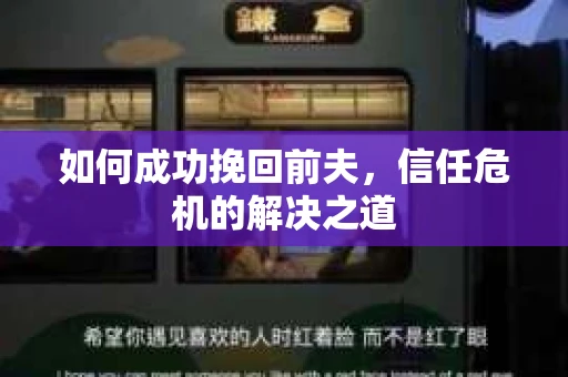 如何成功挽回前夫,信任危机的解决之道 如何成功挽回前夫,信任危机的解决之道