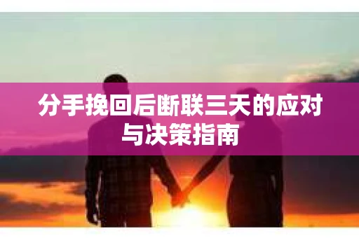 分手挽回后断联三天的应对与决策指南